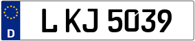 Truck License Plate